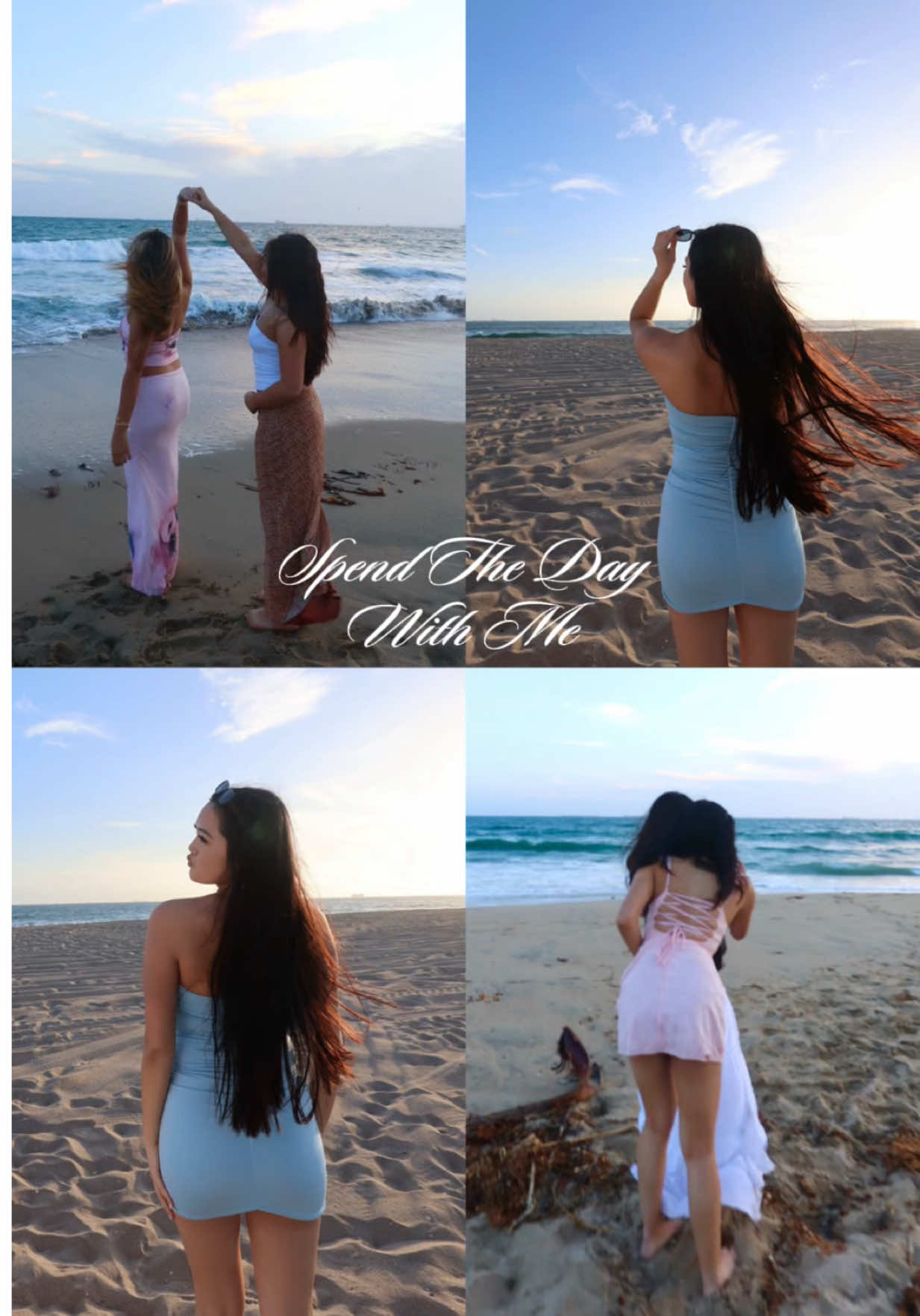i love the beach sm 🫧☀️ #dayinthelifevlog #beach #orangecounty #pinkaesthetic #spendthedaywithme #oc #aestheticvlog #grwm #Summer #grwm #bedroominspo 