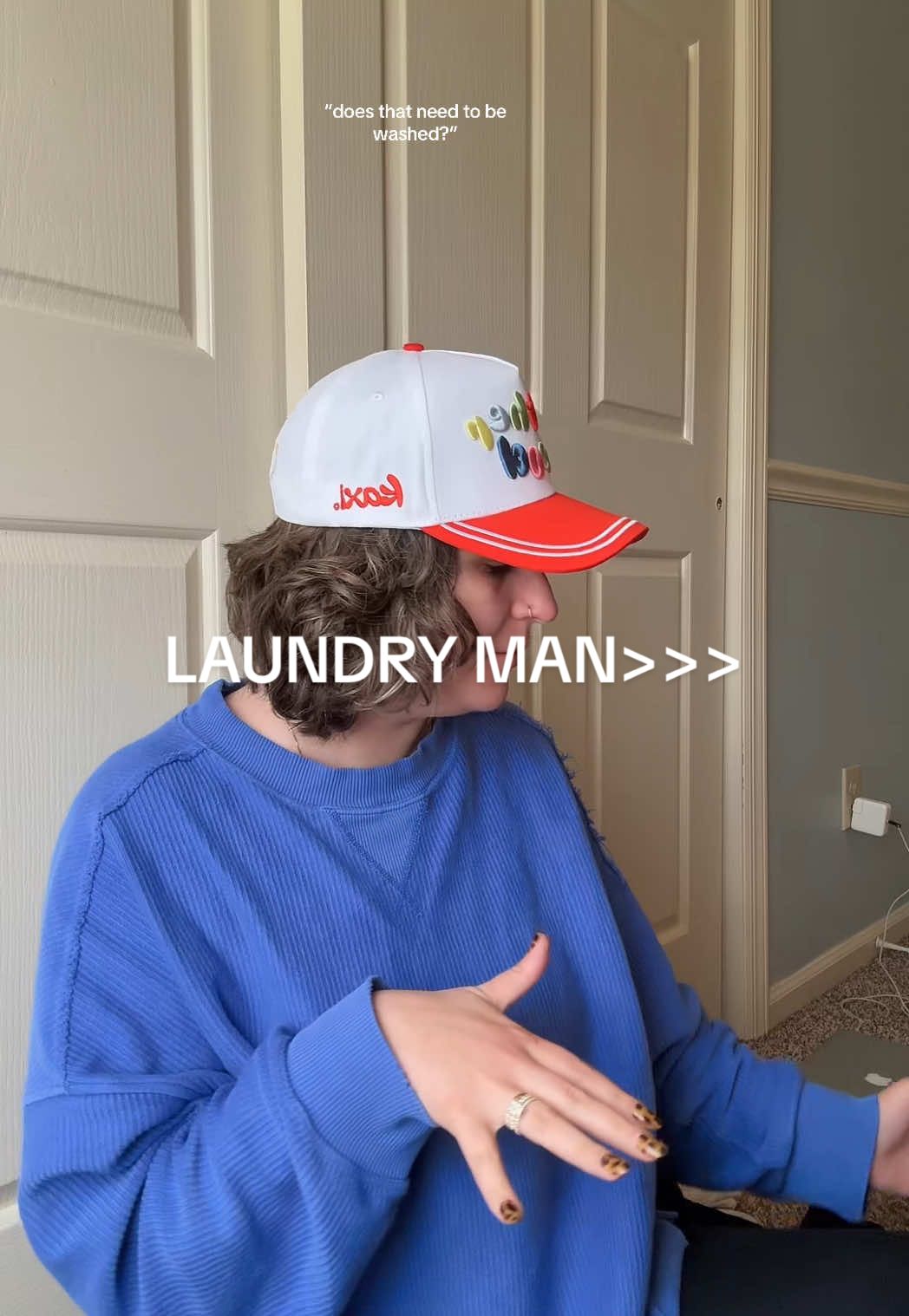 I don’t need fancy things, it’s the little things that bring me joy🧺  Hat: @KAXI CO 💕 #husband #husbandsoftiktok #husbandwife #husbandgoals #besthusband #bestdad #dad #dadsoftiktok #laundry #specialinterest 