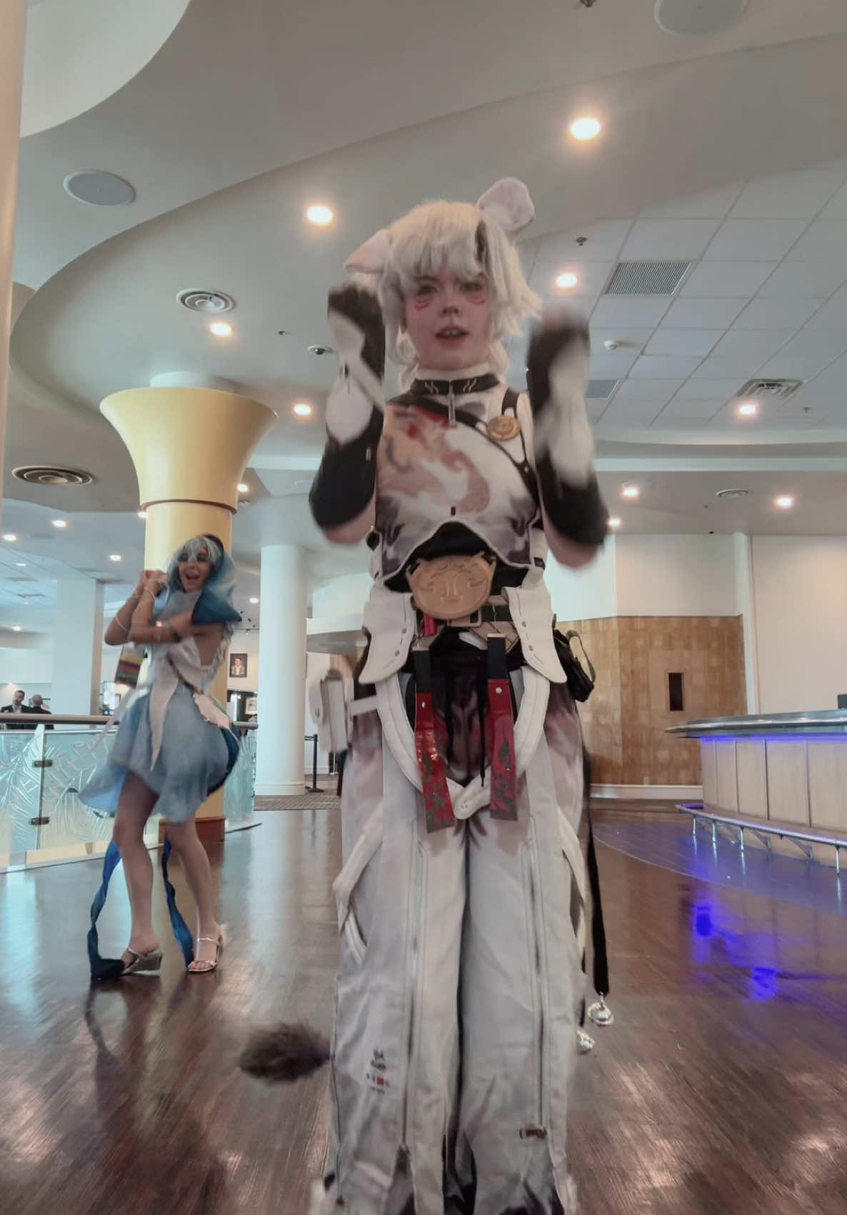 I tried and lowkey failed but wtv😭#lingyang #lingyangcosplay #mizucon2025 #mizucon #wuwa #wutheringwaves #wuwacosplay #europapa #joostklein #eurovision2024 