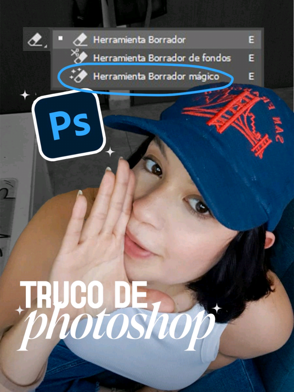 😭🪄Yo también sufría eliminando el fondo de las imágenes hasta que aprendí este truco🪄💻 #tip #graphicdesign #diseñografico #designer #brand #tips #photoshop #trucos #edit #hack 
