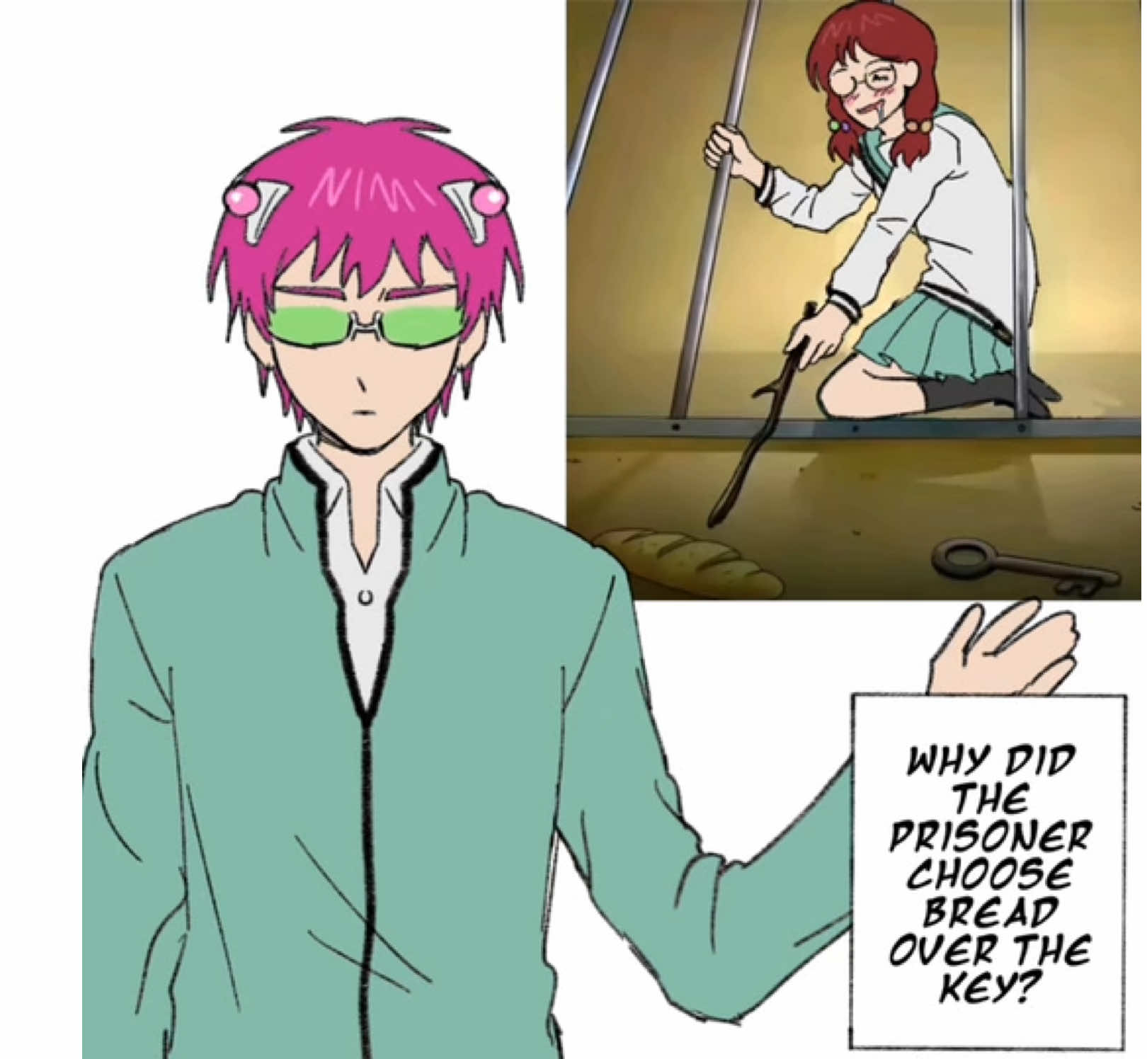 because bread tastes better than key #thedisastrouslifeofsaikik #saikikusuonopsinan #saiki #saikik #saikikusuo #kaido #kaidoshun #nendou #art #fyp #fyppppppppppppppppppppppp 