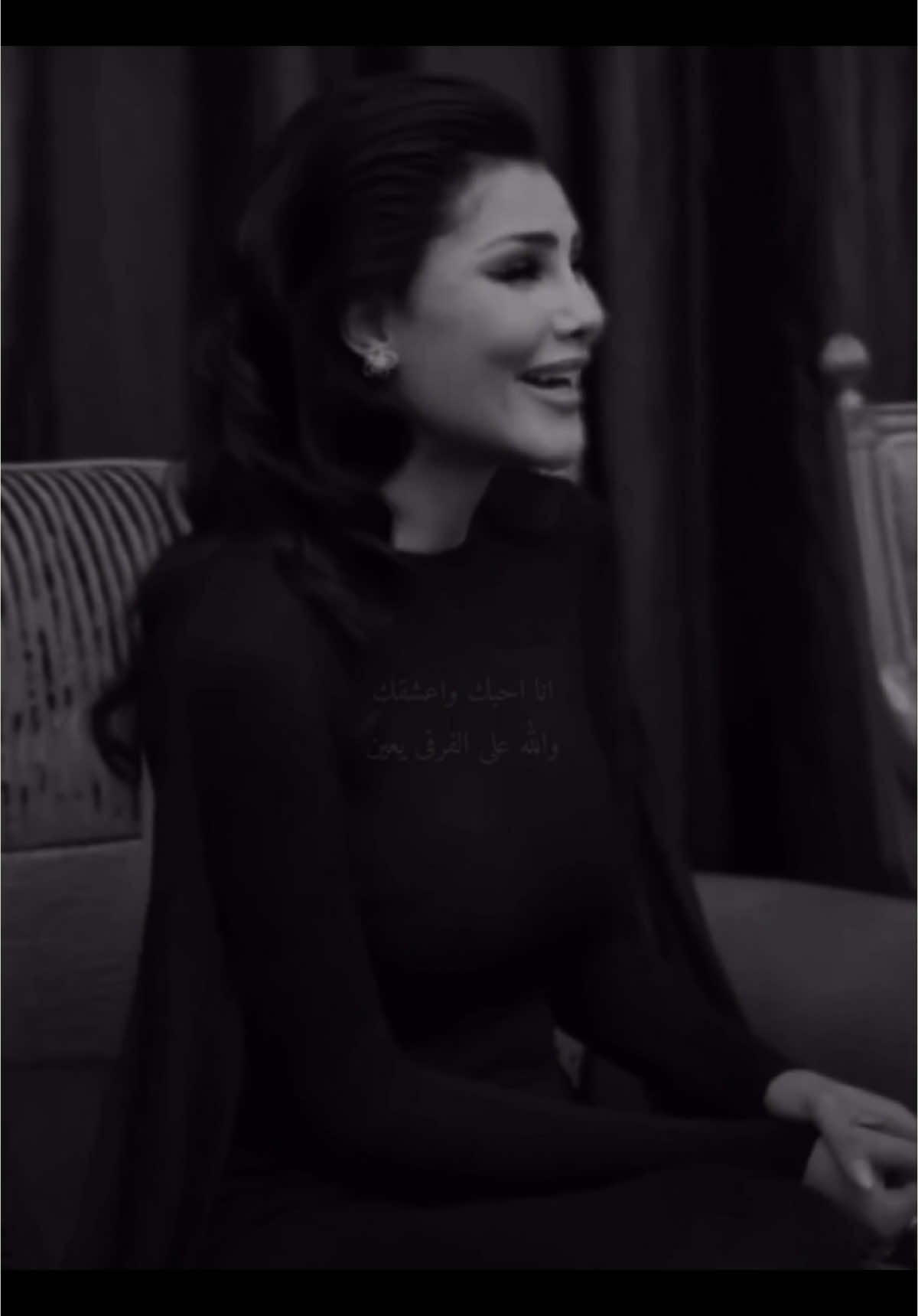 حنا دخلنا الحب وصكرنا معه الفين باب 🖤 🖤 . .  . . #اميمة_طالب @Oumaima Taleb 