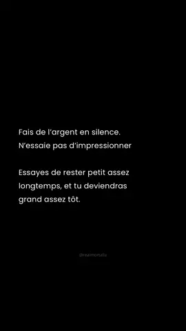 𝗙𝗮𝗶𝘀 𝗱𝗲 𝗹’𝗮𝗿𝗴𝗲𝗻𝘁 𝗲𝗻 𝘀𝗶𝗹𝗲𝗻𝗰𝗲  #pourtoi✍🏽 