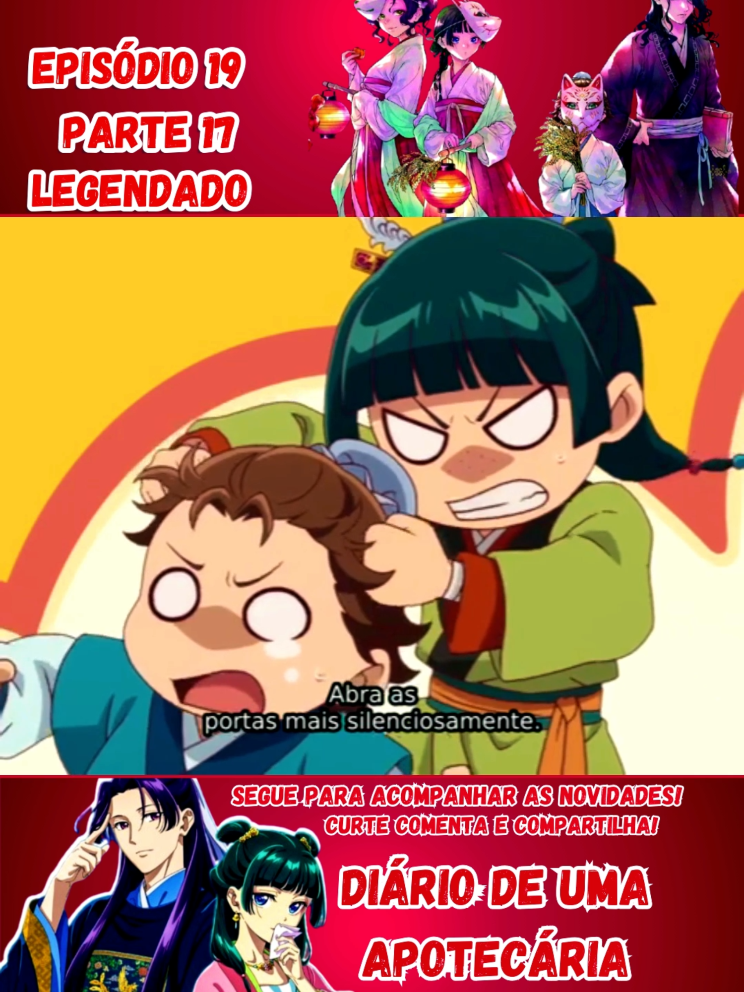 Anime: Diário de Uma Apotecária Legendado 2ª Temporada Episódio 19 Parte 17 #theapothecarydiaries #maomaoxjinshi #kusuriyanohitorigoto #diariodeumaapotecaria #animeedit #anime