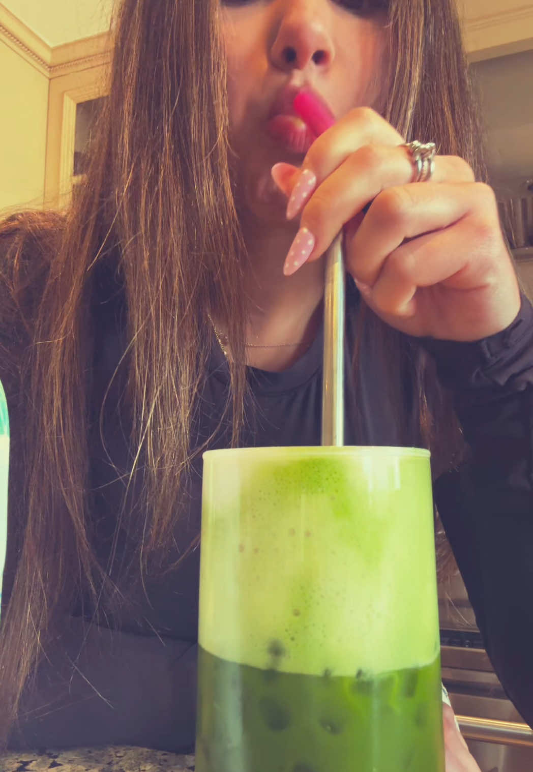 best 17 cal matchaaaa {matcha americano w cold foam}#matcha 