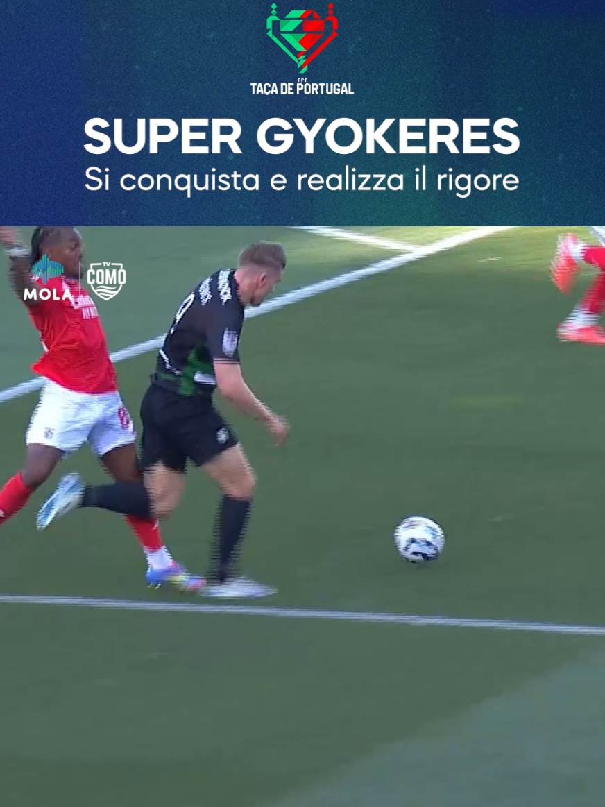 𝐂𝐇𝐄 𝐆𝐈𝐎𝐂𝐀𝐓𝐀 𝐆𝐘𝐎𝐊𝐄𝐑𝐄𝐒 😱🇸🇪 Dribling, rigore conquistato e calciato perfettamente: #Gyokeres in tutto il suo splendore pareggia i conti all’ultimo contro il #Benfica 👀⏰💥  🎙️ @Luca Tumminello #Benfica #SportingLisbona #football #TikTokfootball #calcio #TikTokcalcio #Mola