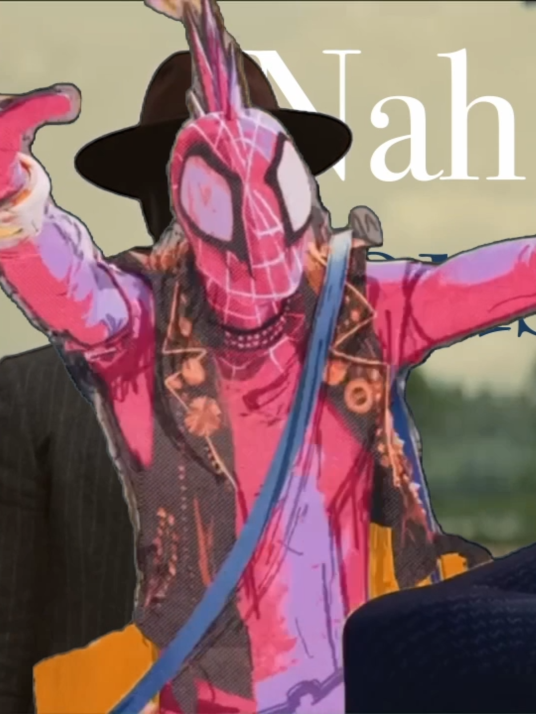 hobie & miles - nah, we cousins || did you know spider-punk's animation rate is completely different than the other characters? || #spiderverse #hobiebrown #milesmorales #acrossthespiderverse