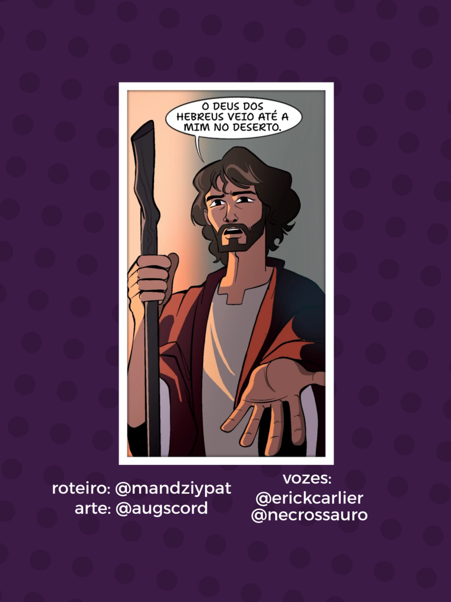 Deixe Meu Povo Ir | Roteiro: mandziypat Arte: augscord #tirinhas #dublagem #comic #dub #humor #biblia #yugioh