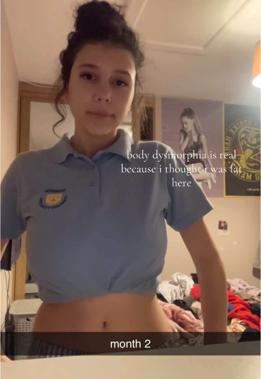 to me, this was fat, now ive gained weight and i just feel more insecure about myself because i wish i could go back to this video #bodydysmorphia #bodydysphormia #awareness #youarebeautiful #insecure 