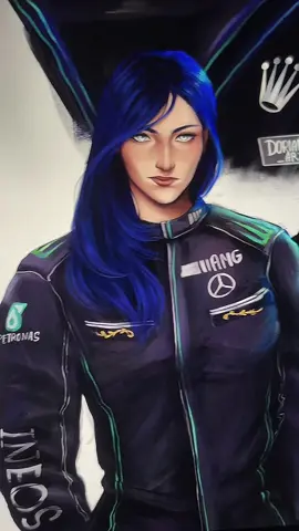 #Caitlyn x F1 | This one was so fun to draw ngl (ofc this was inspired by overtaken) and i was also thinking Jinx x Redbull?????? #arcane #f1 #mercedes #cait #caitlynkiramman #art #fanart #digitalart #au #arcaneart #fyp 