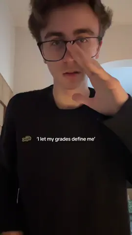 Don’t do that to yourself, you know you’re better than this. | #real #relatable #studytok #grades #school #highschool #MentalHealth #college #uni #university #gpa #overachiever #academicweapon #academics #fy #foryou #fyp #foryoupage #viral 