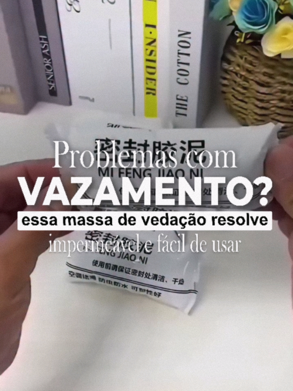 LINK NOS COMENTÁRIOS OU NO LINK DA BIO ✅ #massadereparo #massadevedação #massaaprovadagua #foryou #foryoupage