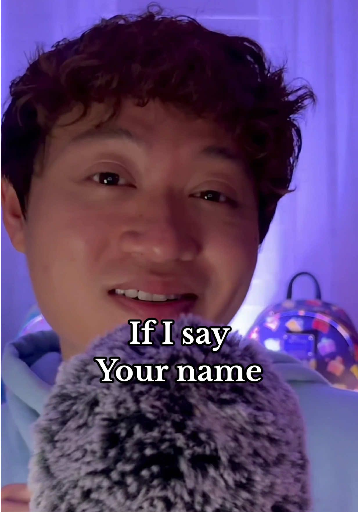 If I say your name, you can sleep! Full 12 minute out now! #asmr #asmrvideo #asmrsounds 
