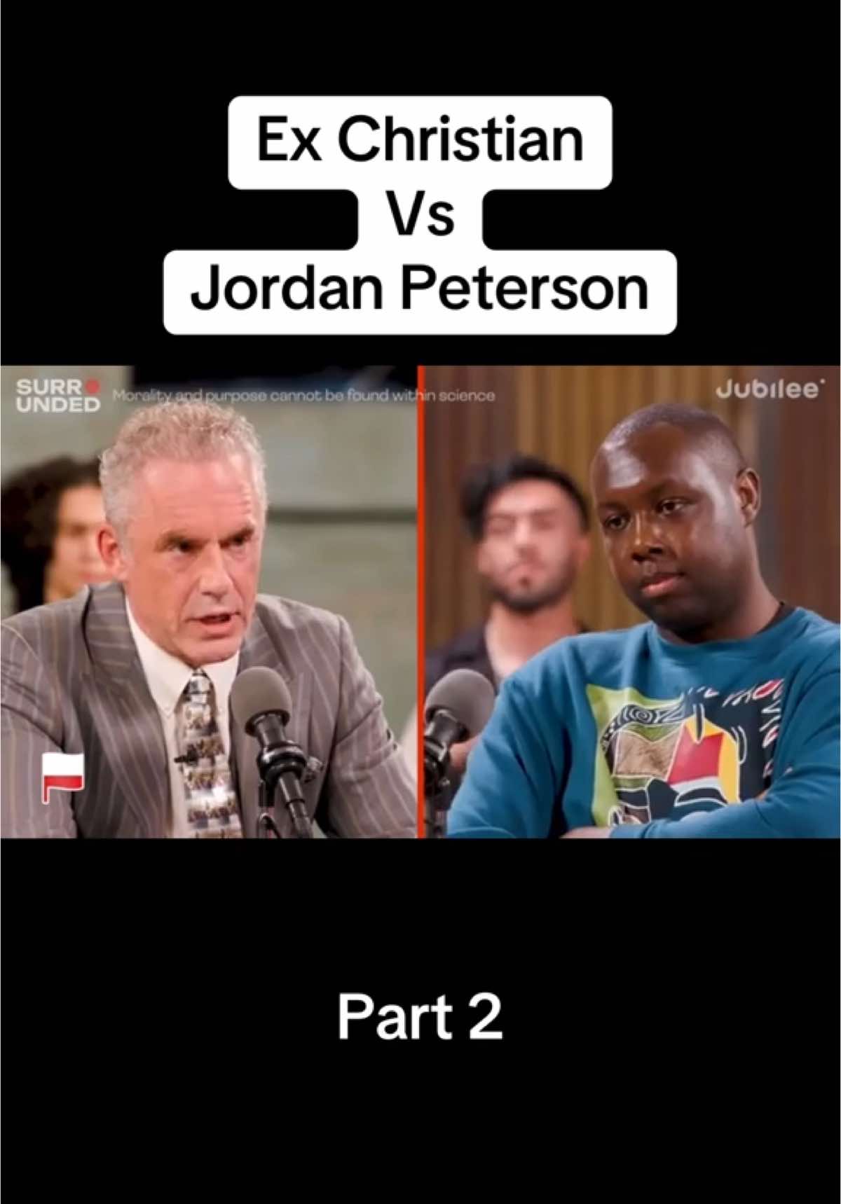 Jordan Peterson educated on religion and atheism #foryou #christiantok #atheisttok