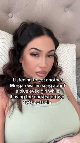 @morganwallen why do you hate us #browneyedgirl #morganwallen #blueeyes 