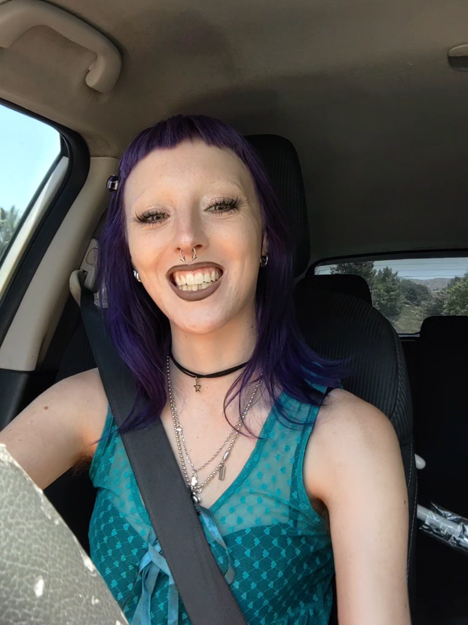 I beg that something weird doesn't happen to me for once when I'm out in public #misandry #storytime #microbangs #enby #antimen