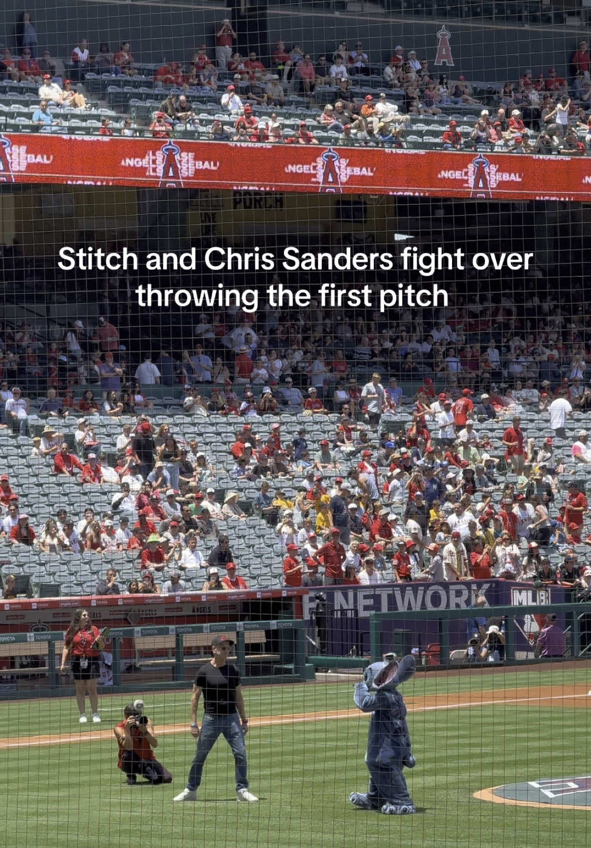 ⚾️ #angels #d23 #d23day #liloandstitch #stitch #chrissanders #baseball 