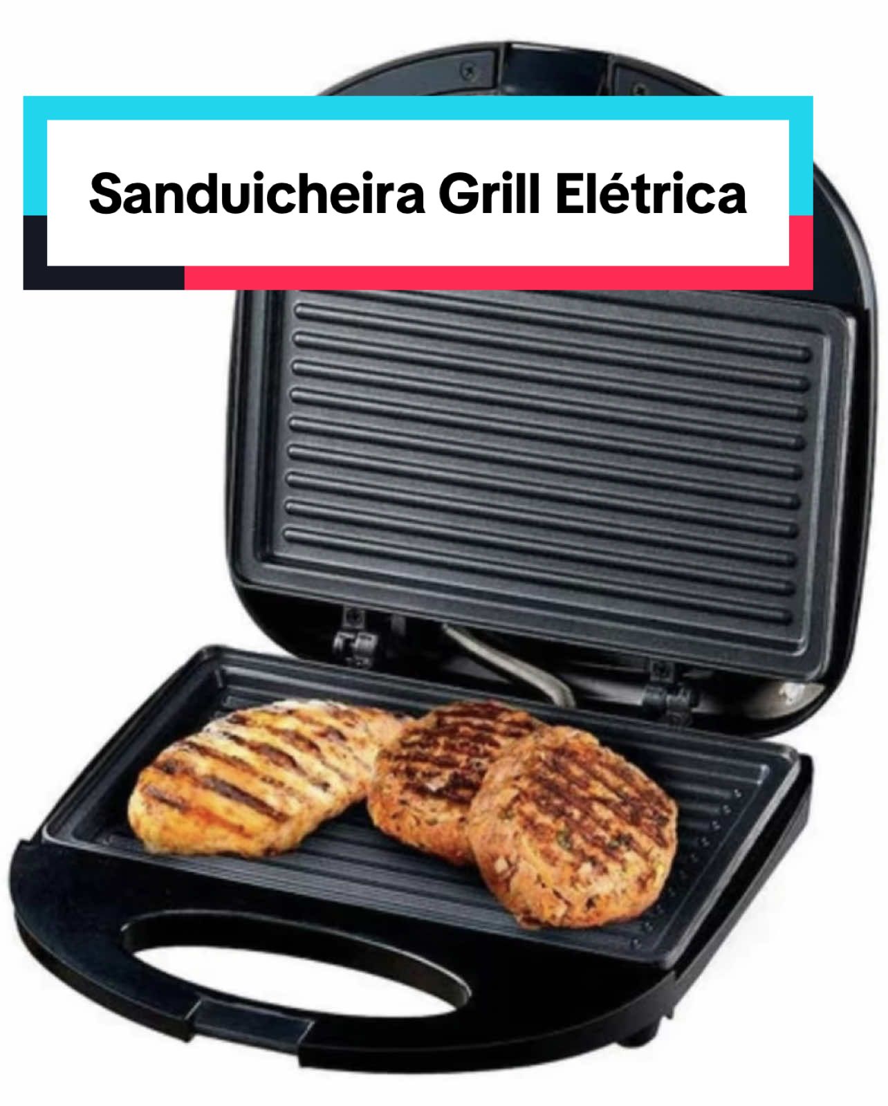 🔥 **SANDUICHEIRA GRILL 750W – FAÇA SANDUÍCHES E GRELHADOS EM MINUTOS!**   ✅ **Placas antiaderentes** – solta fácil e limpeza rápida!   ⚡ **750W de potência** – doura perfeito sem óleo!   🔌 **Bivolt (110V/220V)** – usa em casa ou viagem!   🔒 **Trava de segurança** – evita acidentes e garante fechamento perfeito!    🍔 **Perfeita pra lanches rápidos, carnes grelhadas e até waffles!**   ⏰ **ESTOQUE É PEQUENO – APROVEITE AGORA!**   #CozinhaPrática #SanduicheiraTurbo #LanchesCrocantes #PromoRelâmpago #StartoolsTop #EconomizeNaCozinha #SANDUICHEIRA #GRILL #INMETRO #STARTOOLS  #TiktokShop #Cozinha #Eletro 