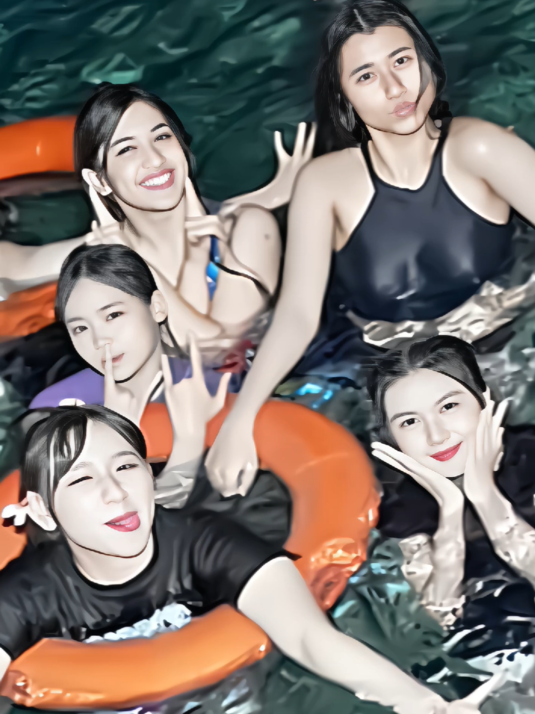 Busettt SwimGirls 🌃 time - - - #memberjkt48 #jkt48newera #jkt48 #jessijkt48 #fyp 