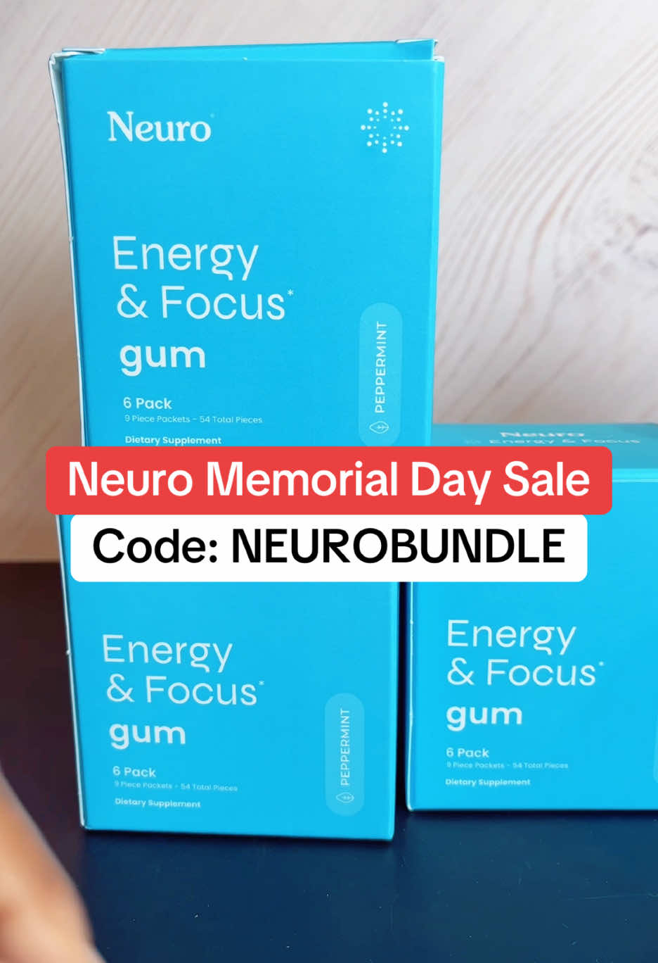 3x Neuro Energy Caffeine Gum Peppermint Sugar Free Nootropics for Energy & Focus with L-Theanine, Caffeine, Vitamin B12 & B6 flash sale discount deal coupon code free shipping #Neurogum #energygum #freeshipping #backinstock #sharktank #energyboost #caffeine #theanine #energydrink #neuromints #TikTokShopCreatorPicks #TikTokShopMemorialDay #tiktokmademebuyit #TikTokShop #TikTokShopSummerTurnUp #ifyouknowyouknow #DealsForYouDays #nootropics 