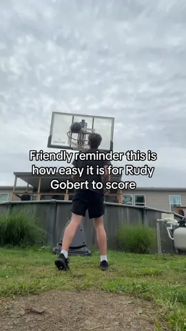 And still only scores 2 pts 😪😪 #fyp #foryou #viral #xybca #comment #4u #NBA #rudygobert #hater 