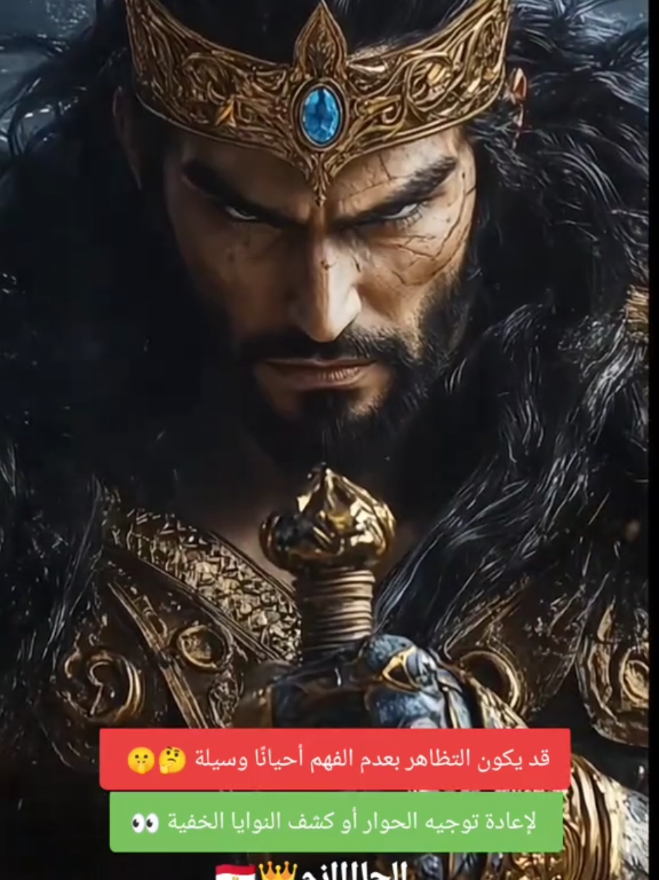 قد يكون التظاهر بعدم الفهم أحيانًا وسيلة 🤔🤫 لإعادة توجيه الحوار أو كشف النوايا الخفية 👀 #غباء_بذكاء  #creatorsearchinsights #aiart #livewallpaper #explorepage✨ #fyp #تيك_توك_عرب #ArabTikTok #parati  #aianimation #تفاعل #اكسبلور #مصر_العراق_السعودية_تونس_المغرب_الجزائر #سوريا_تركيا_العراق_السعودية_الكويت_عمان #keşfet #keşfetteyizzz #فرنسا🇨🇵_بلجيكا🇧🇪_المانيا🇩🇪_اسبانيا🇪🇸 #لايك_متابعه_اكسبلور #اضافة #مصر @⚔️👑الحازم👑⚔️📿  #تركيا_اسطنبول_العراق_سوريا_مصر #pek #100k #1m #500kviews @⚔️👑الحازم👑⚔️📿 