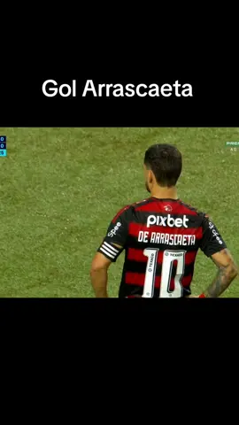 Gol de Arrascaeta contra o Palmeiras 