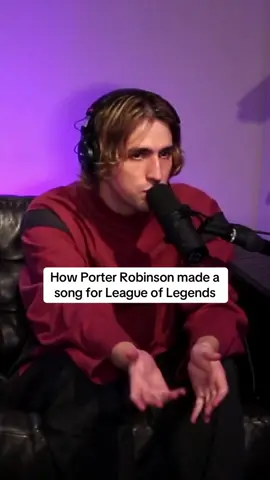 It ended up being the perfect combination #porterrobinson #edm #musician #interviewclips #interview #podcastclips #streamclips #story #storytime 