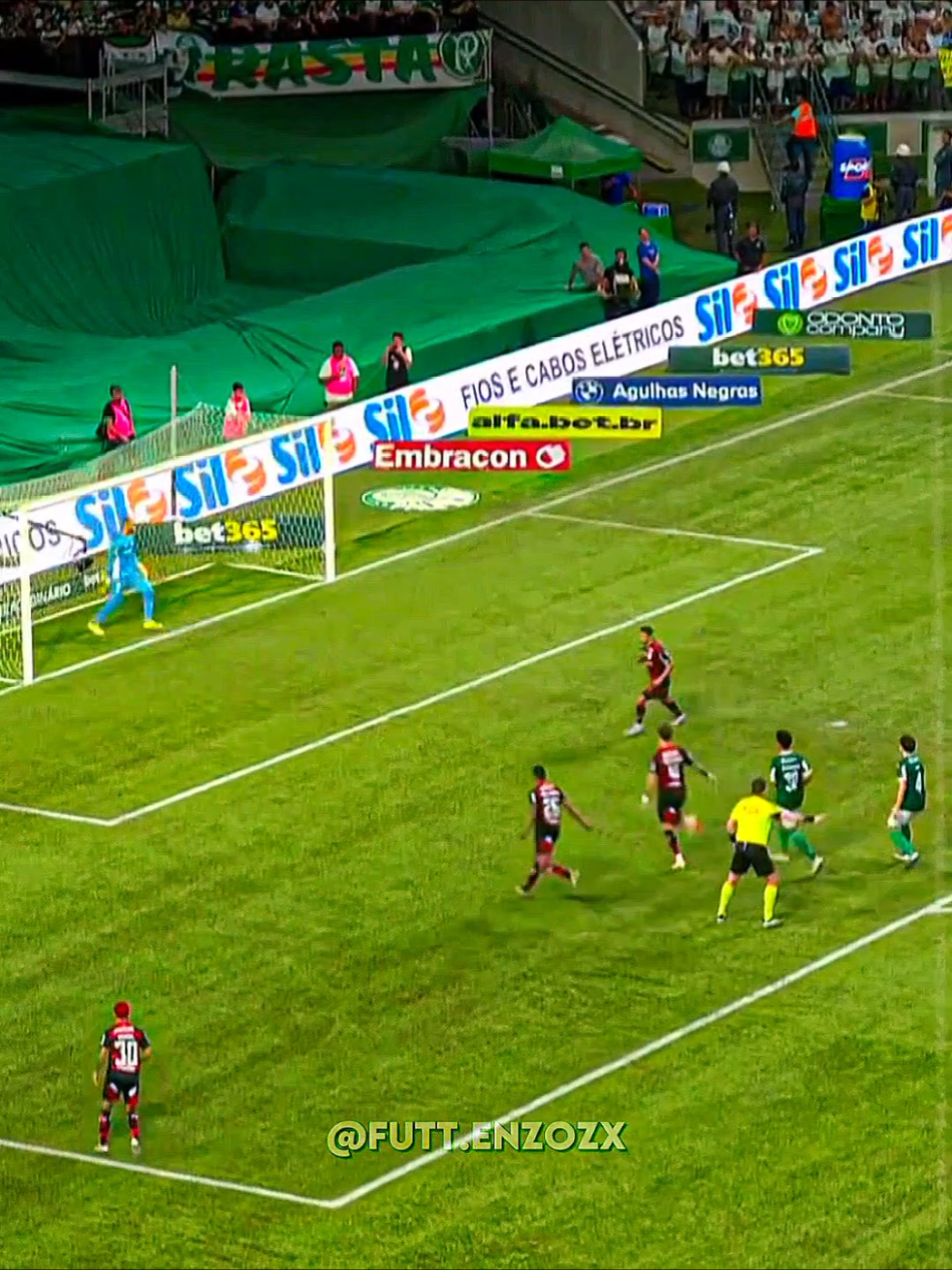 GOLL DO ARRASCAETA, VAMOO! ♥️🖤 #flamengo #palmeiras #brasileirão2025 #arrascaeta 