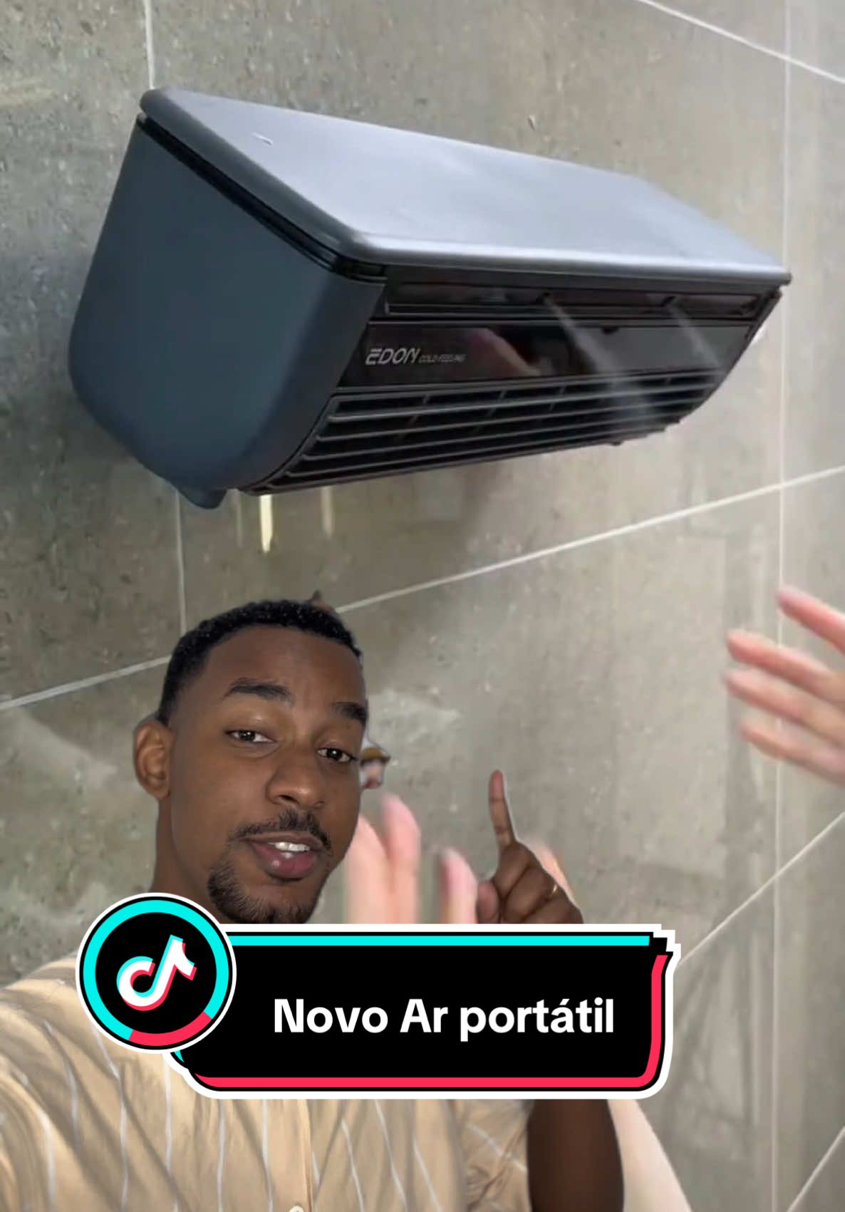 Você compraria esse novo ar condicionado portátil? #arcondicionadoportatil #achadinhos 