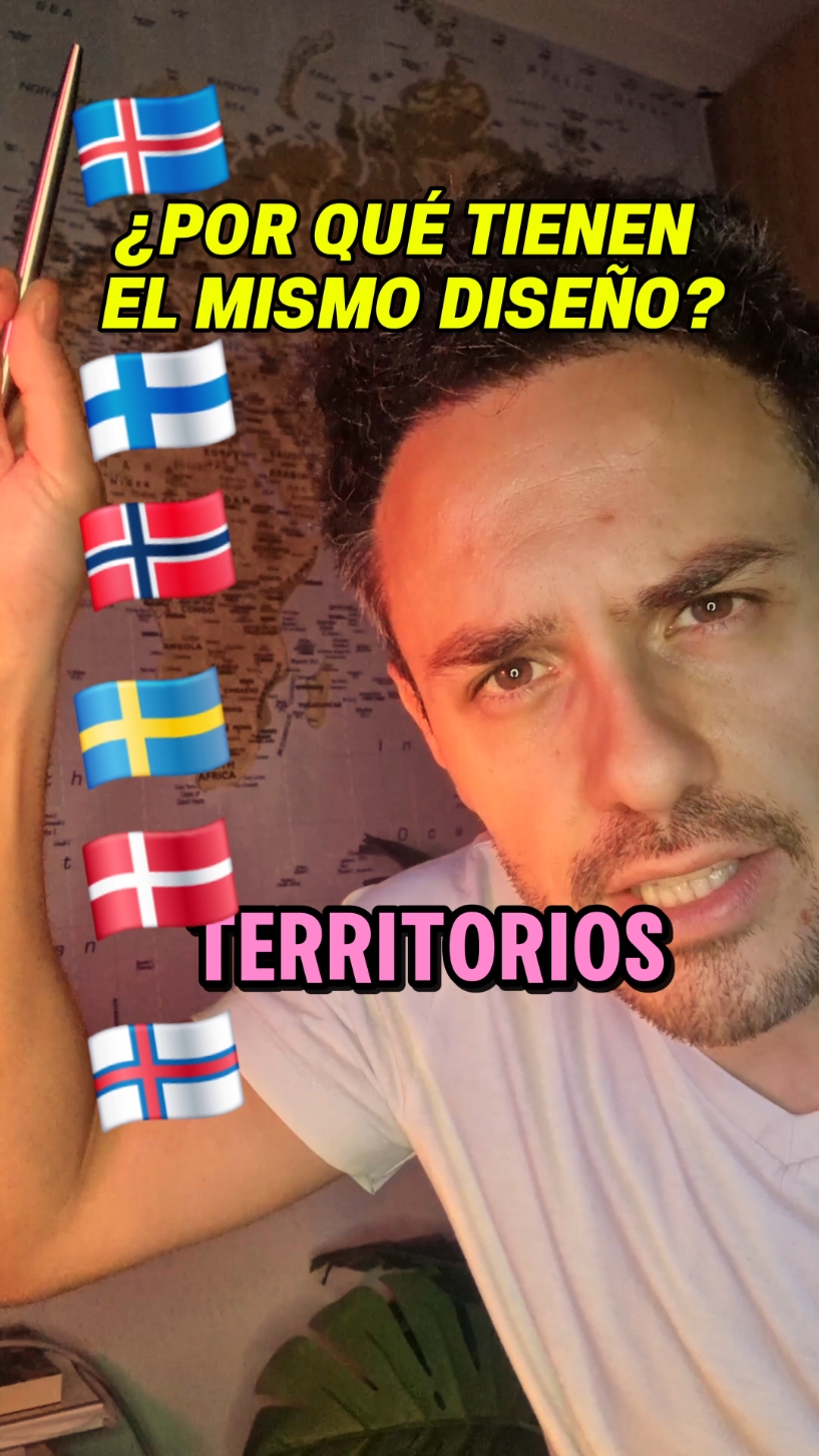 Por qué las banderas nórdicas se parecen tanto entre sí? La de Dinamarca, Suecia, Noruega, Finlandia o las Islas Feroe comparten un mismo diseño: una cruz desplazada hacia la izquierda. ¿Casualidad? Nada más lejos. En este vídeo te explicamos el origen histórico de este símbolo, qué representa esa cruz, por qué Dinamarca fue la primera en adoptarla y cómo el resto de países escandinavos siguieron su ejemplo. Una historia de religión, identidad nacional y diseño que une a todo el norte de Europa bajo un mismo patrón. banderas nórdicas, cruz escandinava, bandera Dinamarca, historia banderas, símbolos nacionales, escandinavia, bandera Suecia, bandera Noruega, bandera Finlandia, bandera Islas Feroe, historia europea #historia #SabiasQue #curiosidades #explicamelofacil #banderas #mapa #geo 