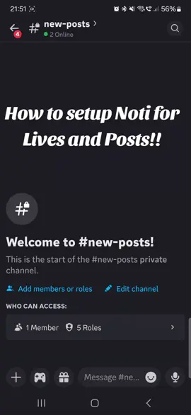 noti is a bot you can make people see on your discord when you go live or create a new post. here's how #discordguru #fyp #notibot 
