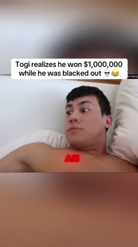 Togi realizes he won $1,000,000 while he was blacked out 💀😂 @TOGI #togi #fyp 