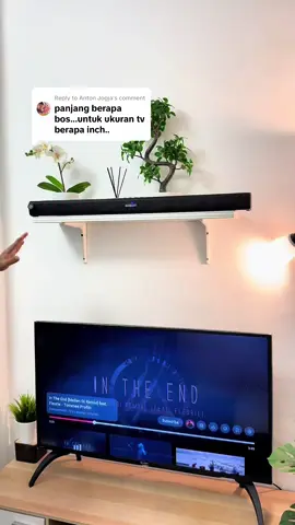 Replying to @Anton Jogja Speaker soundbar ROBOT RB590 cocok untuk TV. Selain untuk TV juga bisa bluetooth dan aux ke HP, laptop dan PC. #speakerbluetooth #speakersoundbar #robotrb590 