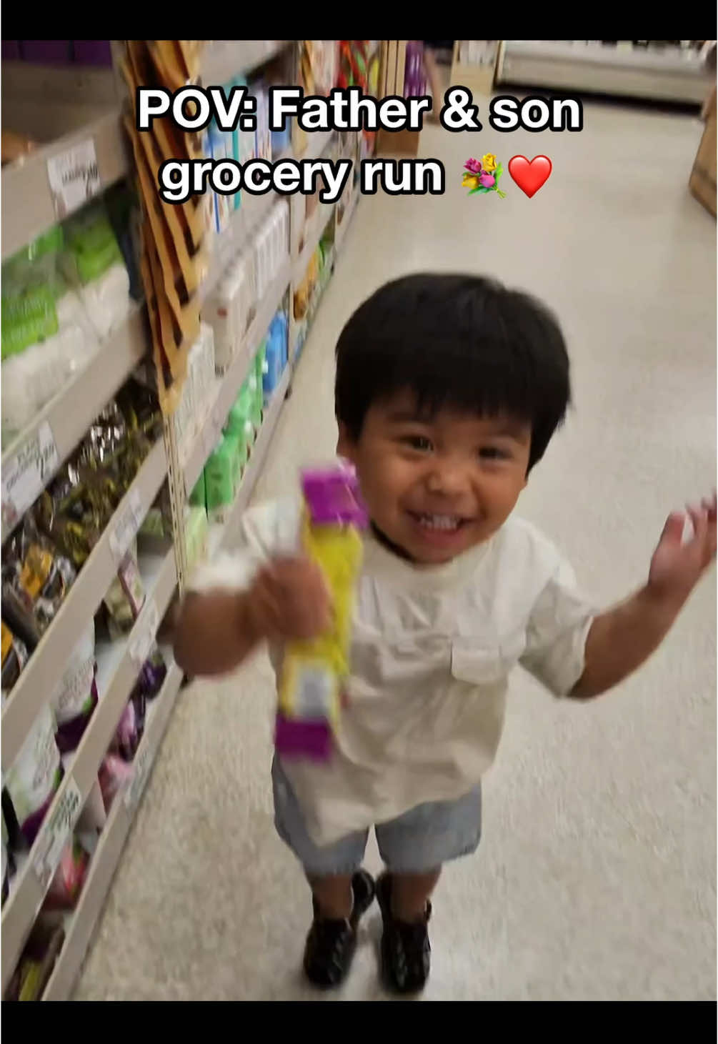 These every day moments will one day be the most special memories ❤️ Abide and I went on an early morning run to our local grocery store to pick up a few things, get some flowers for mama, and car watch in the parking lot with some snacks. Even these simple outings make for some of the best  father and son memories. We have so much fun together!  #Love #wholesome #dadlife #pov #family #cute #fyp #trending