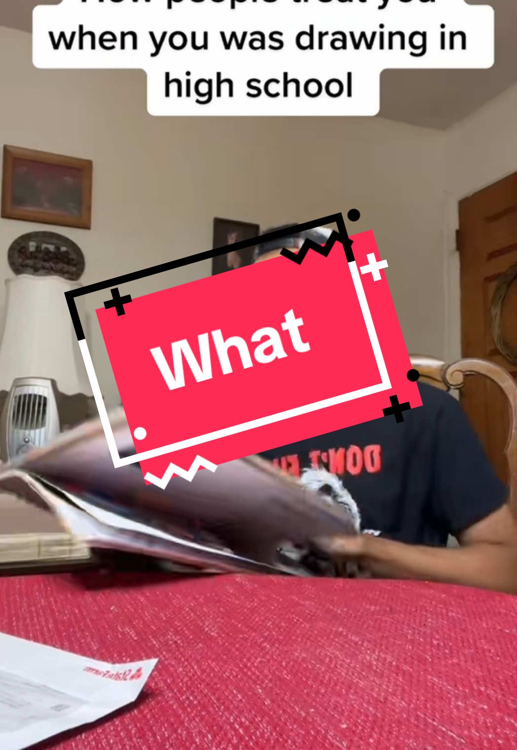 lol how am I’m weird for being creative. #blackartist #arttok #drawing #sketchbook #draw #sketching 