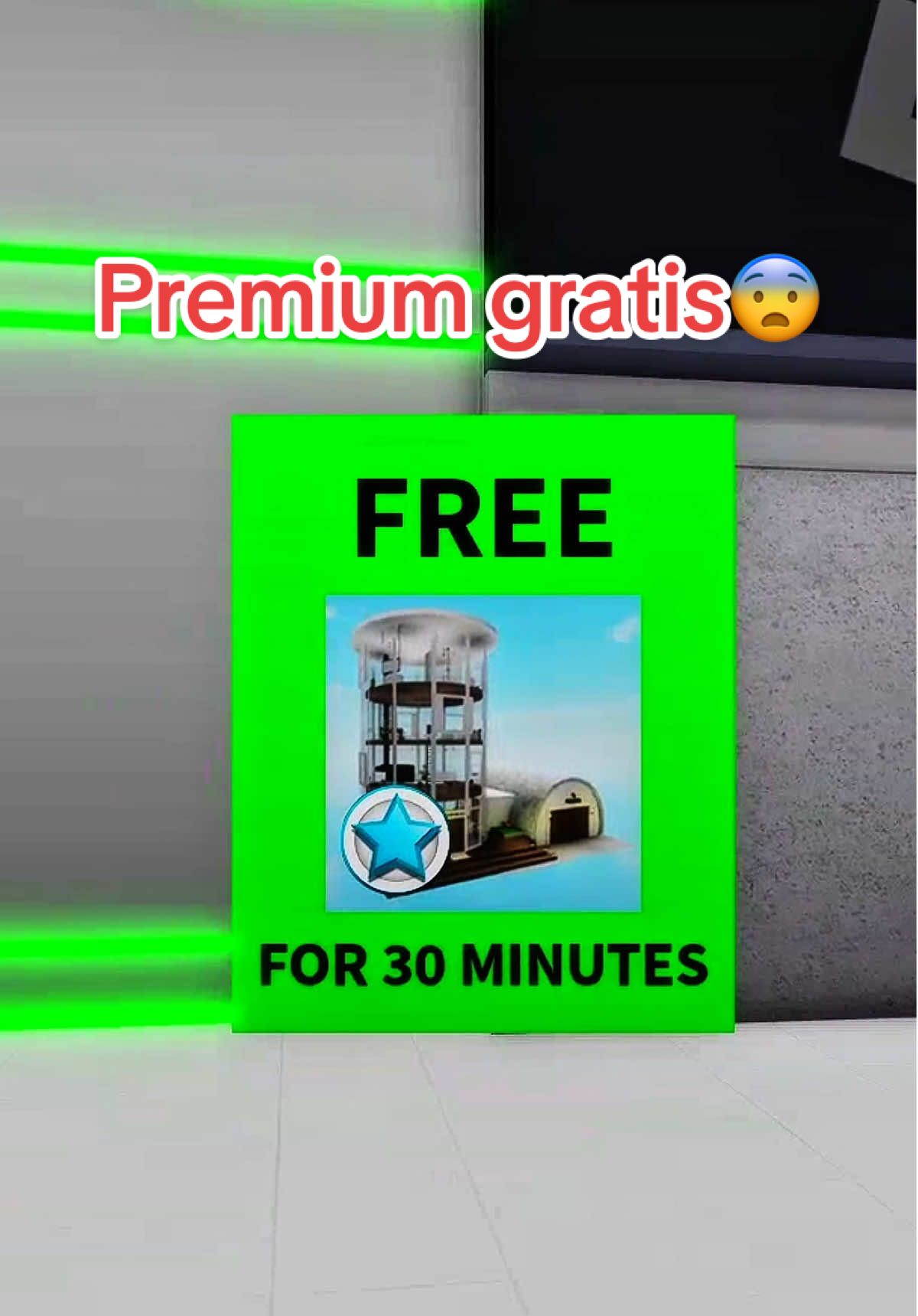 Ya se puede obtener el premium gratis por 30 minutos en brookhaven!!😍😨#CapCut #roblox 