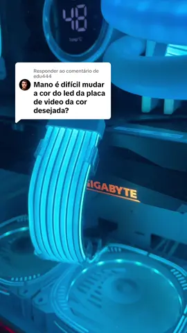 Respondendo a @edu444  rx 7600 não tem software para led #pc #amd 