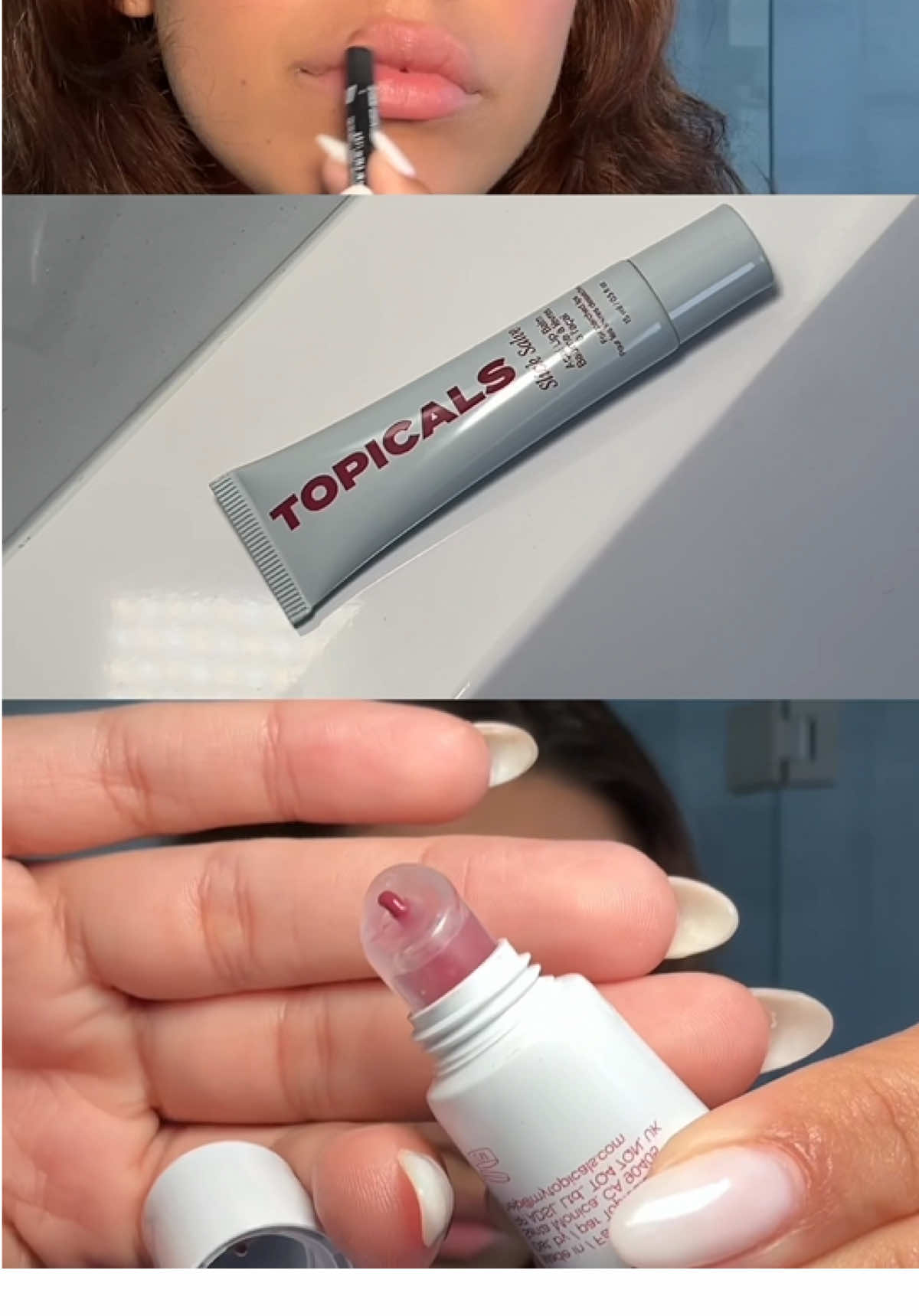 fav berry shade balm 🍇🩷 #fyp @TOPICALS #lipbalm 