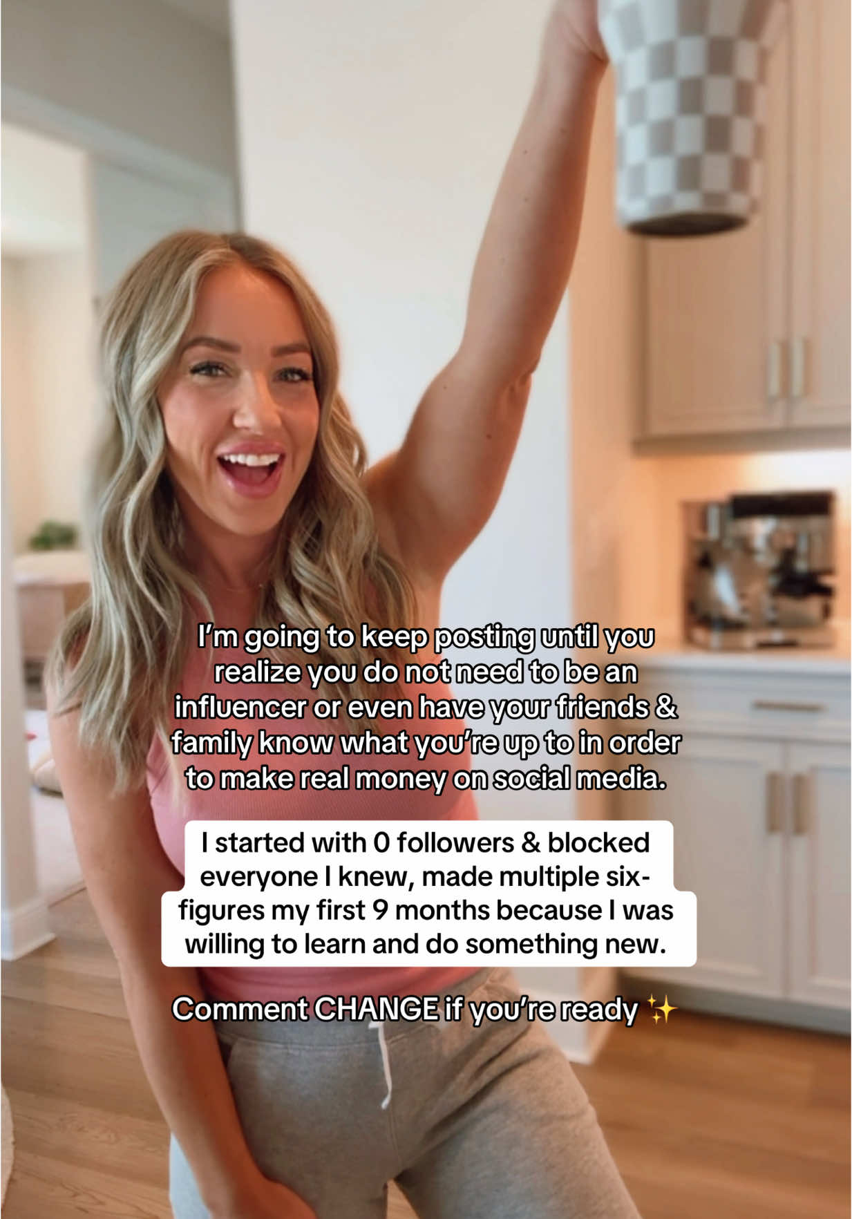 YESSS, I’m talking to you! If you’re like I was and think you can’t make an income from the time you’re already spending on social media because you’re not an influencer, don’t have a following, experience… Or don’t want your friends or family to know 🫣 My story is proof you are wrong 🫶🏼!! Comment or dm me “CHANGE” if you’re ready to learn too 🤍 #digitalmarketingforbeginners #affiliatemarketingforbeginners #howtostartdigitalmarketing #sahmsidehustle #extraincomefromhome 