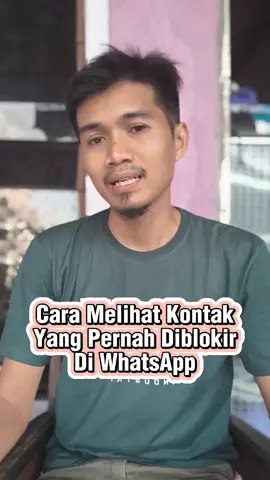Cara melihat kontak WhatsApp yang pernah diblokir #fyp #fyppppppppppppppppppppppp #kontak #whatsapp #blokir #tutorial #trick