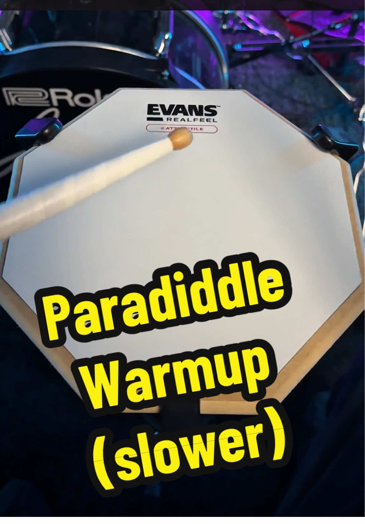 Replying to @Nemsir Paradiddle Warmup (slower) @ProMark Drumsticks @Evans Drumheads #drums #drumming #drumset #drummer #drumline 