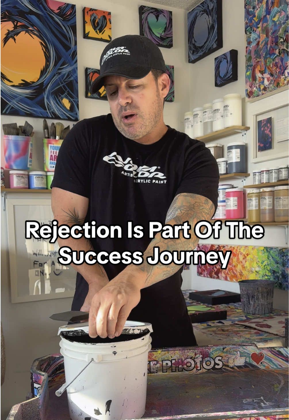 Rejection Is Part Of The Success Journey 💙 #art #artist #artistsoftiktok #arttalk #artlessons #arttips #artistsupport #rejection #success #fyp 