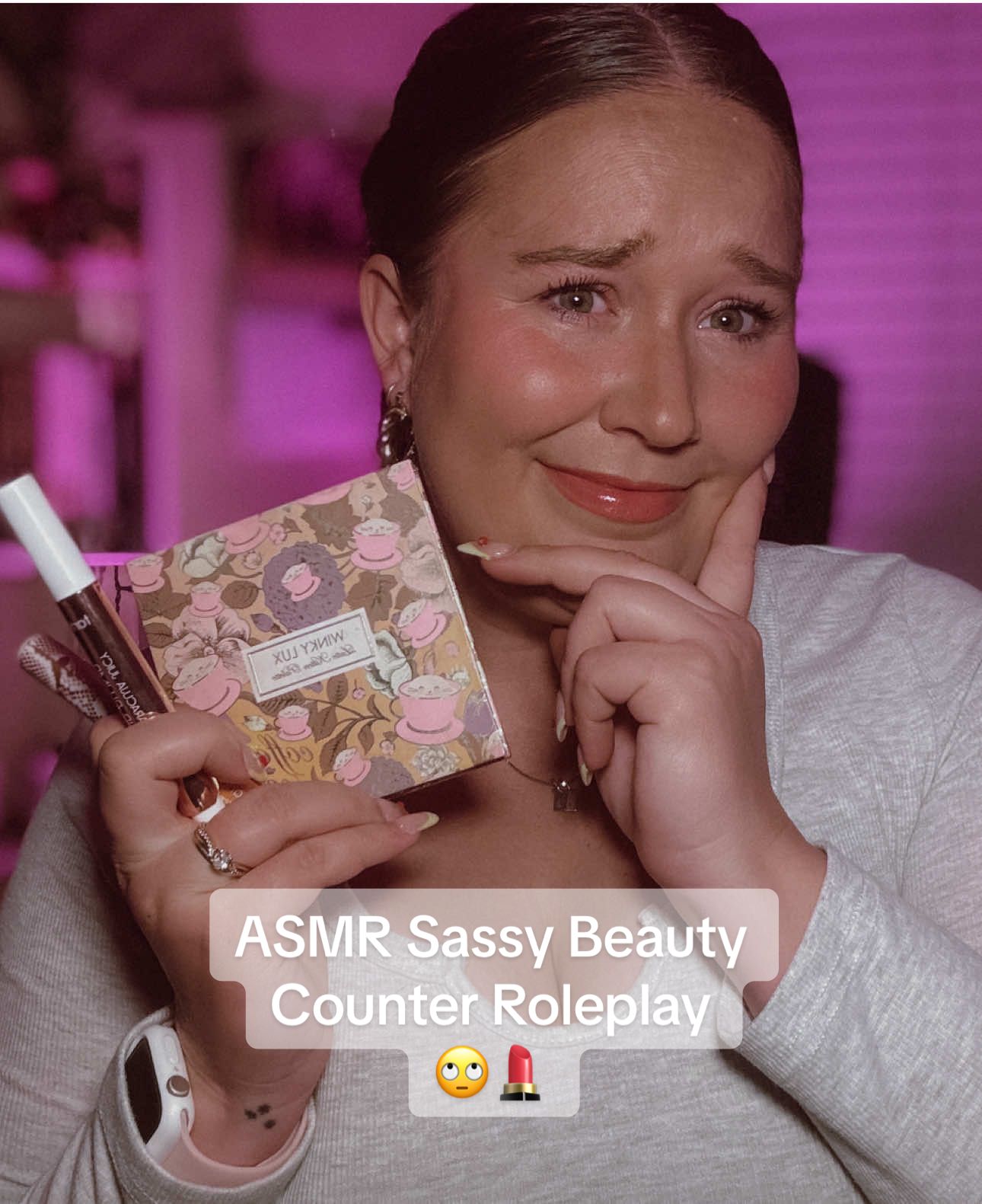but have you been ghosting your social life… 🥴 #asmr #asmrmakeover #sassy #makeupasmr #fypasmr 