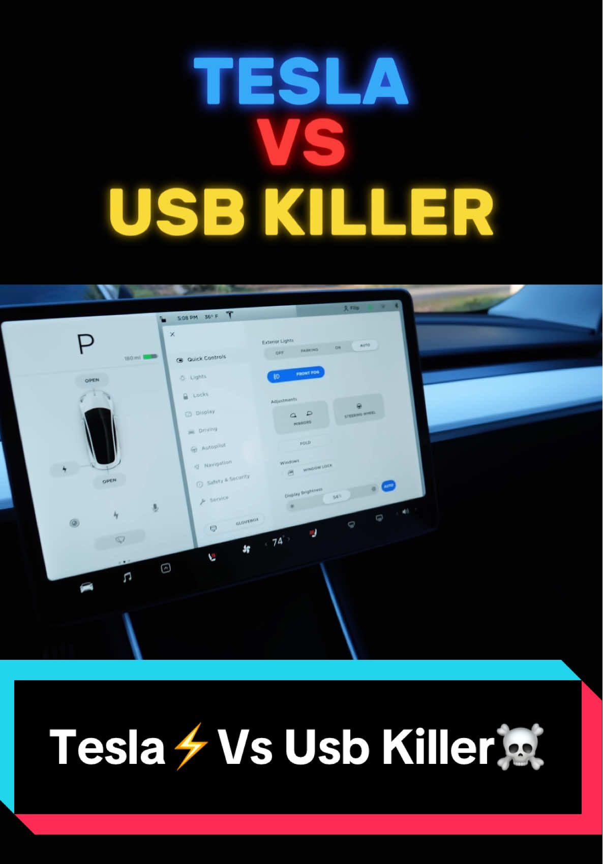 Tesla⚡️Vs Usb Killer☠️ #tesla #cars #electriccar #teslamodel3 #gtr #gtrr35 #nissan #nissangtr #gtr35 #usb #usbkiller #fyp #fy #foryou #fypage 