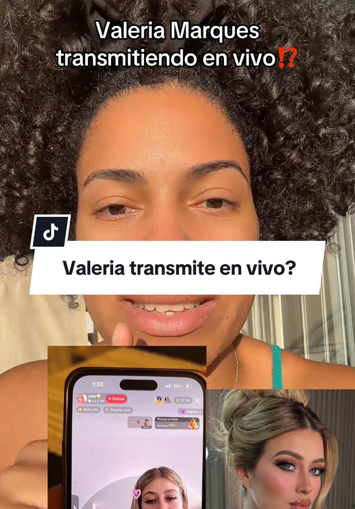 Valeria transmite en vivo?! 🤯