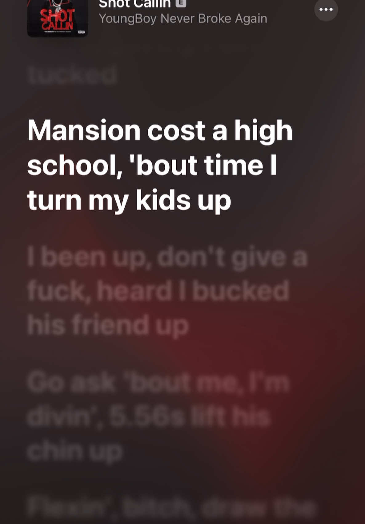 NBA Youngboy - Shot Callin #youngboy #nbayb #ybbetter #lyrics_songs #apple #musik 