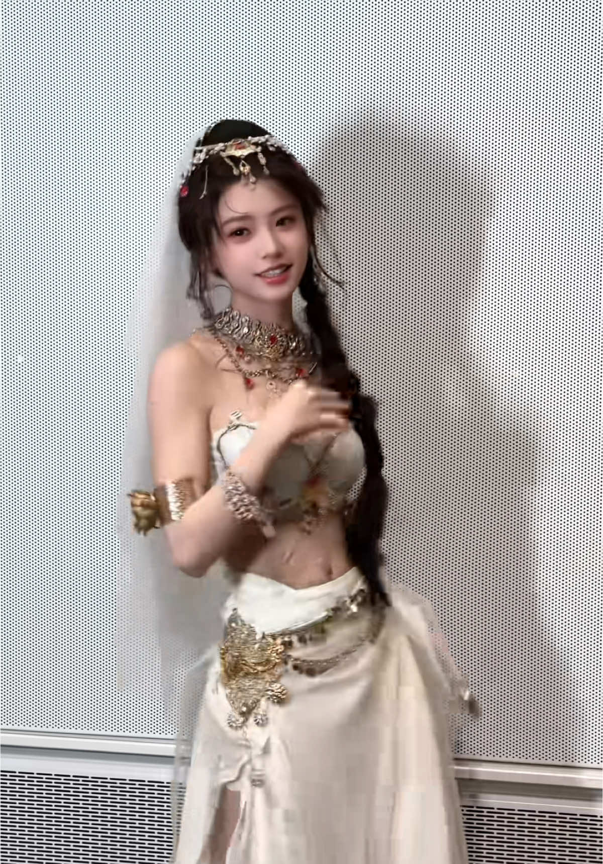 偶遇龙虾后台练习舞蹈#我不叫龙虾