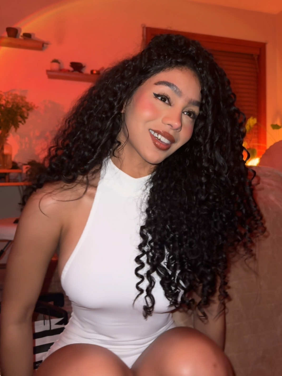 el cabello está colaborando 😼