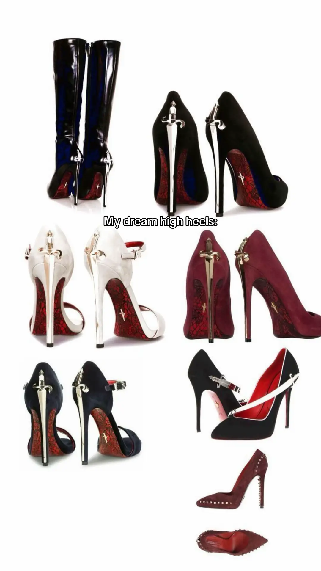 #cesarepaciotti #heels #redbottoms #louboutin #pinterest #aesthetic #moodboard #miraja 